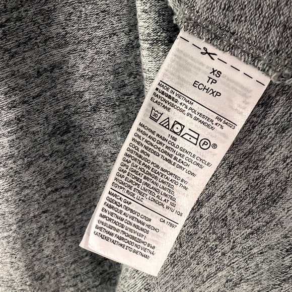 GAP Softspun Long Cardigan in Light Grey Marled Size XS - Picture 8 of 9